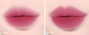 ProtoClinical k-beauty lilybyred Sweet Liar Milky Tint 4g two deep rose lip tint swatches stacked vertically on a pale cream background