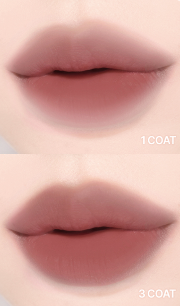 ProtoClinical k-beauty lilybyred Sweet Liar Milky Tint 4g two berry-pink lip tint swatches stacked vertically on a white background