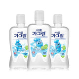 ProtoClinical k-beauty Gagreen Kids Mouthwash 380mlX3ea (Green Grape) three mouthwash bottles grouped side by side on a light background
