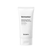 Dr.Jart+ Dermaclear Cleansing Foam 120ml by ProtoClinical shown as a front-facing cleansing foam tube on a clean white background, highlighting the blue and white packaging for a k-beauty skincare routine.