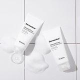 Dr.Jart+ Dermaclear Cleansing Foam 120ml by ProtoClinical shown in a close product detail view with the cleansing tube and printed label visible against a clean background for a k-beauty skincare routine.
