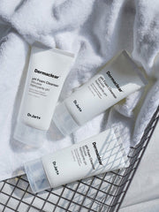 Dr.Jart+ Dermaclear pH Foam Cleanser 120ml by ProtoClinical presented in skincare tube packaging on a white background, highlighting the cleanser label and simple design for a k-beauty skincare routine.