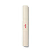 ProtoClinical k-beauty slim light gray cosmetic bottle with soft peach side accents on a white background.
