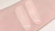 ProtoClinical k-beauty pale blush gradient banner with warm beige shading.