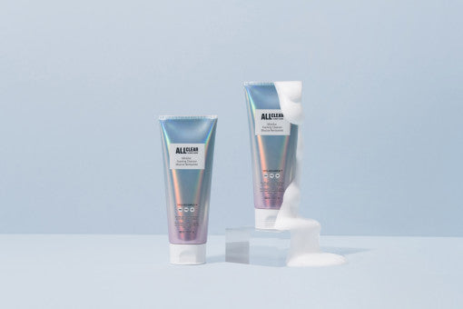 THE FACE SHOP ALL CLEAR MICELLAR ALL-IN-ONE CLEANSING FOAM 150ml by ProtoClinical presented in a product detail view with the cleanser tube and branding visible on a clean background for a k-beauty skincare routine.