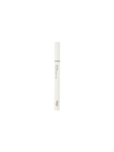 THE FACE SHOP Ink Graffi Brush Pen Shadow Liner 0.5g by ProtoClinical shown in a clean k-beauty liner product graphic on a light background.