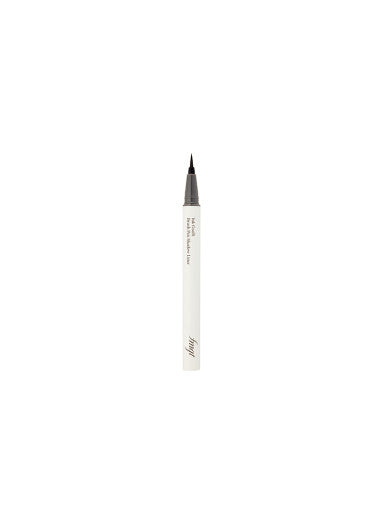 THE FACE SHOP Ink Graffi Brush Pen Shadow Liner 0.5g by ProtoClinical shown in a clean k-beauty liner product graphic on a light background.