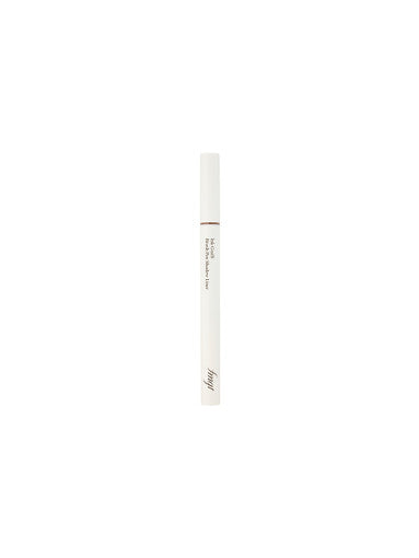 THE FACE SHOP Ink Graffi Brush Pen Shadow Liner 0.5g by ProtoClinical shown in a clean k-beauty liner product graphic on a light background.