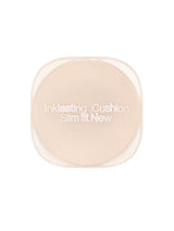 ProtoClinical k-beauty centered beige makeup swatch with a soft circular shape on a light background.