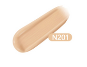 ProtoClinical k-beauty vertical beige makeup swatch on a light background.