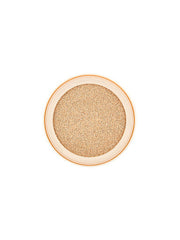 ProtoClinical k-beauty THE FACE SHOP Inklasting Cushion Slim Fit New SPF35 PA++ 12g [Refill Only] single beige round cushion compact centered on a white background with pale aqua corners.