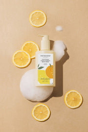 ProtoClinical k-beauty THE FACE SHOP The Botanic Lemon Verbena Body Wash 350ml single front-facing body wash container with visible front label on a white background