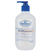 ProtoClinical k-beauty Dr.Belmeur Mild Derma Body Wash 500ml single upright body wash bottle centered on a light background.