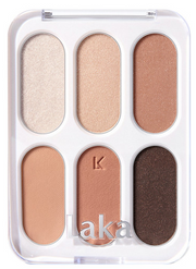 ProtoClinical k-beauty white beauty graphic with pink and beige rectangular panels.