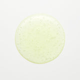 ProtoClinical k-beauty DEWYTREE AC Deep Blemish Calming Ampoule 60ml round pale green gel swatch with visible bubbles centered on a white background
