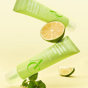 ProtoClinical k-beauty DEWYTREE AC Deep Blemish Calming Cream 60ml single upright pale green tube centered on a cream background with soft teal side shading