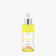 ProtoClinical k-beauty DEWYTREE Miracle Brightening Serum 30ml single upright olive-gray serum bottle centered on a pale background with soft lavender side panels