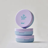 ProtoClinical k-beauty Daleaf Glam Sebum Hair Pact 5g single square hair pact compact centered on a pale lavender background.