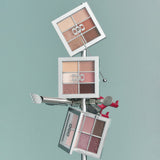 ProtoClinical k-beauty mauve beauty graphic with a soft beige center on a muted purple background.