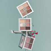 ProtoClinical k-beauty mauve beauty graphic with a soft beige center on a muted purple background.
