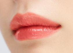 ProtoClinical k-beauty Oddtype Unscene Dew Glow Balm single horizontal rosy beige lip balm swatch on a pale background