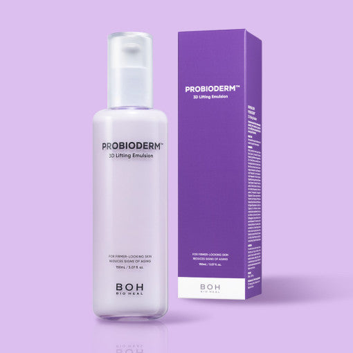 ProtoClinical k-beauty soft lavender beauty product silhouette centered on a pale purple background.