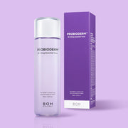 ProtoClinical k-beauty slim purple beauty product silhouette centered on a pale lavender background.