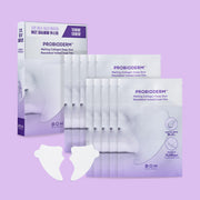 ProtoClinical k-beauty lavender beauty graphic on a pale background.
