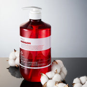 PAUL MEDISON Deep Red Fast Hair Loss Shampoo 1077ml #Baby Powder by ProtoClinical presented in front-facing shampoo packaging on a white background, highlighting the bottle branding for a k-beauty hair care routine.