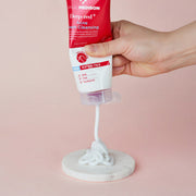 ProtoClinical k-beauty PAUL MEDISON Deep-red Acne Foam cleansing 155ml single red cleanser tube on a clean white background