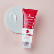 ProtoClinical k-beauty PAUL MEDISON Deep-red Acne Foam cleansing 155ml single upright red cleanser tube on a clean white background