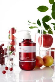 ProtoClinical k-beauty PAUL MEDISON Deep-red Y Care Feminine Washes 510ml as a single deep red pump bottle with a white label on a clean light background