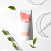 ProtoClinical k-beauty PAUL MEDISON WHITE FILTER TONE UP CREAM 80ml single mauve upright container centered on a soft pink background with pale green side panels.