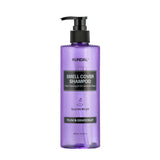 ProtoClinical k-beauty KUNDAL All Day Smell Cover Teens Shampoo 400ml #Plum & Grapefruit single upright shampoo bottle centered on a light background.