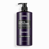 ProtoClinical k-beauty KUNDAL HONEY & MACADAΜΙΑ Hydro-Intensive Protein Premium Hair Treatment 1058ml #JASMINE WOODY muted plum product silhouette on a light background