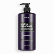 ProtoClinical k-beauty KUNDAL HONEY & MACADAΜΙΑ Hydro-Intensive Protein Premium Hair Treatment 1058ml #JASMINE WOODY muted plum product silhouette on a light background