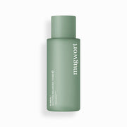 ProtoClinical k-beauty KUNDAL Mugwort Soothing Balancing Toner 200ml deep plum beauty bottle silhouette on a pale lilac background.