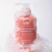 ProtoClinical k-beauty KUNDAL Protein Bonding Shampoo 500ml product packaging on a clean light background.