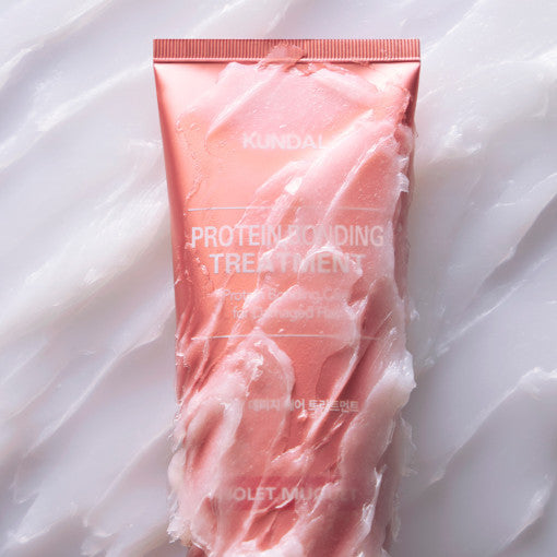 ProtoClinical k-beauty KUNDAL Protein Bonding Treatment 250ml shown in a hair treatment product packshot on a light background.