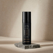 ProtoClinical k-beauty Dr.BANGGIWON Dual Zero Black Shampoo 200ml single dark shampoo bottle centered on a taupe background.
