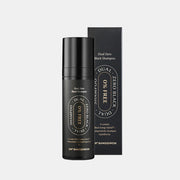 ProtoClinical k-beauty Dr.BANGGIWON Dual Zero Black Shampoo 200ml single dark shampoo bottle centered on a soft white background.