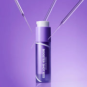 ProtoClinical k-beauty purple gradient graphic with soft vertical bands.