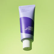 ProtoClinical k-beauty dark cosmetic product packaging with pale blue side accents on a light background.