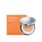 ProtoClinical k-beauty warm beige beauty product with soft peach and aqua accents on a light background.