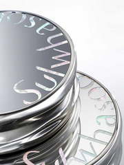 ProtoClinical k-beauty beauty graphic in pale beige tones on a light background.