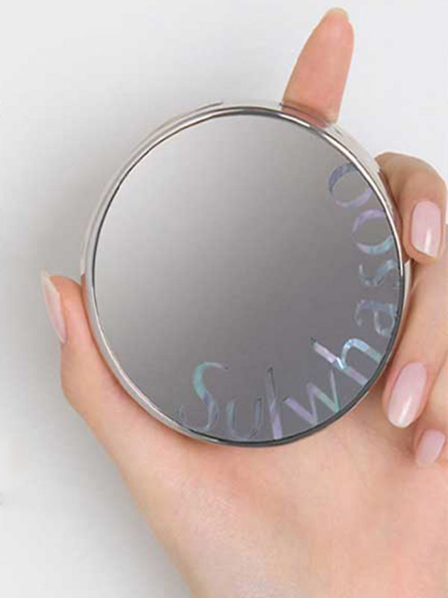 ProtoClinical k-beauty beauty graphic in warm neutral tones on a light background.