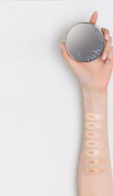 ProtoClinical k-beauty Sulwhasoo PERFECTING CUSHION AIRY 15g+15g(Refill) SPF50+/PA+++ shade chart with multiple cushion shades on a light background.