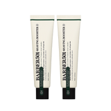 ProtoClinical k-beauty BARBER501 Shaving Booster Balm #Green(Cica) product set on a muted beige background.