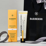 ProtoClinical k-beauty BARBER501 Shaving Booster Balm 66ml #Yellow(Vita) product detail image with beige packaging on a light background.