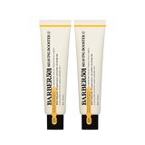 ProtoClinical k-beauty BARBER501 Shaving Booster Balm 66ml #Yellow(Vita) two-product set shown on a clean white background.